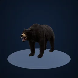 Fellbär, Kreatur, 3D-Modell aus Epitome