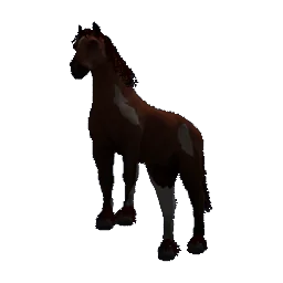 Pferd (Reittier), Kreatur, 3D-Modell aus Epitome