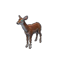 Hirsch mit Geisteraugen, Kreatur, 3D-Modell aus Epitome