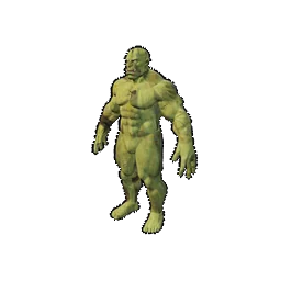 Ork, gruen, Kreatur, 3D-Modell aus Epitome